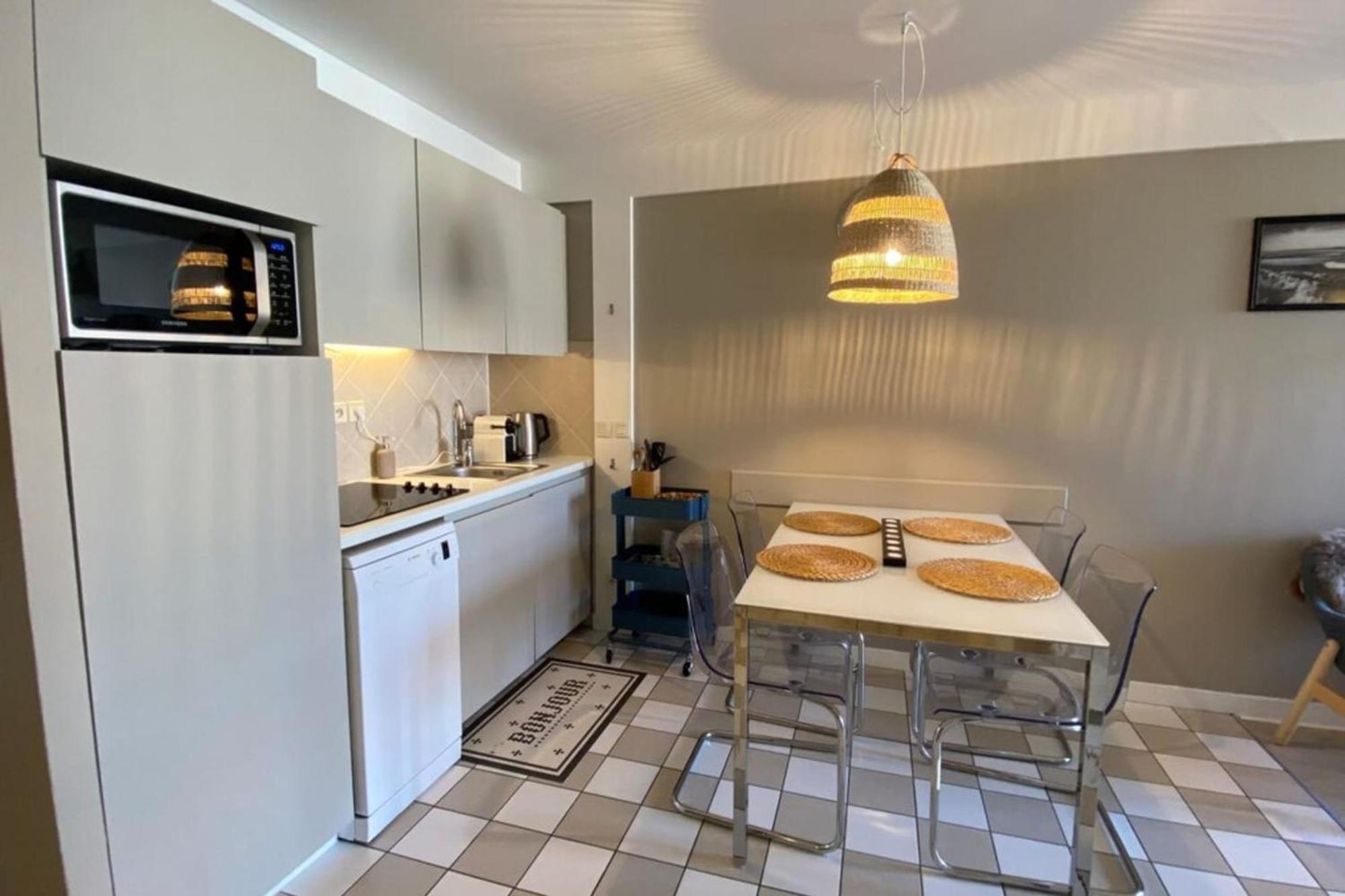 Very Nice 6 Person Apart With Swimming Pool Tennis Court And Car Park 202 Le Touquet Ngoại thất bức ảnh